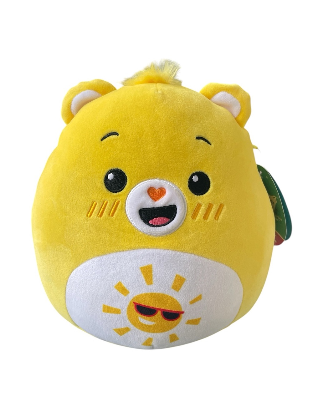 Funshine Squishmallows Stuffie by Jazwares Yellow Care Bear 9" Tall NWT
